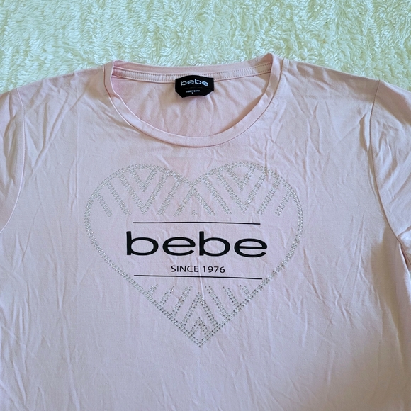 bebe Geometric Rhinestone💎 Heart♥️ Top - NWT - Picture 13 of 14